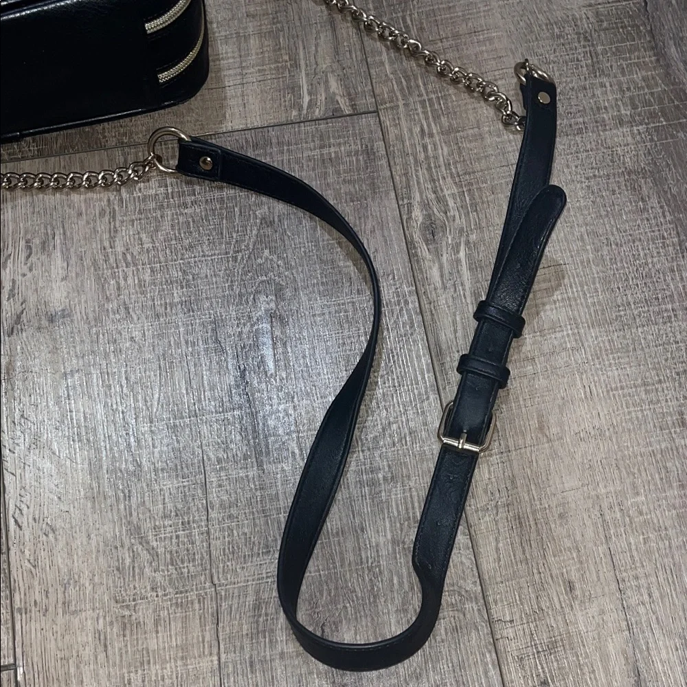 Itzy Ritzy Plaid Crossbody Bag in Black and White